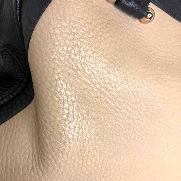 Kate Spade Charles Street Brantley Satchel Bag Black and Tan Leather Authentic - Picture 4 of 16